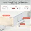 CAMSTRO 8Pcs 5MP PoE Security Camera System with 4K 8CH NVR, 2TB HDD, AI Human/Vehicle/Pet/Parcel Detection, 100ft Night Vision, H.265+, IP67 Metal Cameras, 24/7 Recording & Remote Access view 3