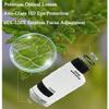 New Mini Portable Microscope Handheld,60x120x Magnification,Includes 12 Pre-Prepared Biological Slides and LED Light,Ideal for Science Experiments,Classroom Learning,and Nature Observation (Yellow) view 2