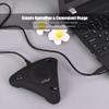 EWUROI Desktop Computer Conference Omnidirectional Condenser Microphone Mic Speaker Speakerphone 360 Audio Pickup Plug&Play view 4