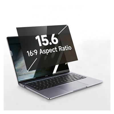 LINGDSWULING Anti Glare Blue Light Screen Protector For 15.6in 16:9 Widescreen Monitor Removable Eye Protection Anti Glare Blue Light Filter Privacy Shield(15.6inch/34.4x19.4 cm)