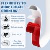 118" Silicone Cord Hider for Wall Mounted TV, Flexible Cord Cover, White Cord Covers for Wires on Wall, Cable Raceway Kit for Home Office (118) view 3
