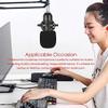 EWUROI Condenser Microphone Studio Sound Recording Broadcasting with Shock Mount 3.5Mm o Cable Sponge view 3