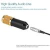 EWUROI Condenser Microphone Studio Sound Recording Broadcasting with Shock Mount 3.5Mm o Cable Sponge view 4