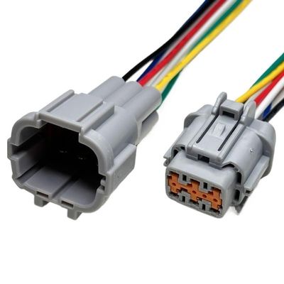 1Set 5Sets Auto Fog Light Connector with 15cm Wiring Cable Car Valve 6185-0867(6P Wire,LINE Connector_1 Set)