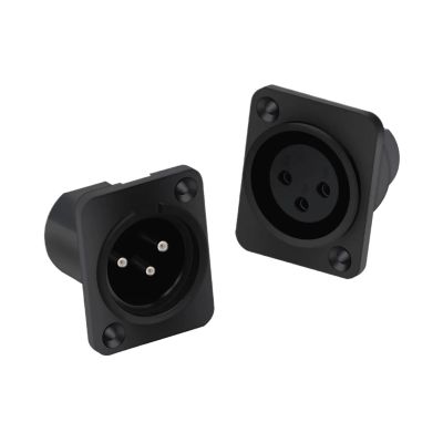 CTGFBUW 1xMale 1xFemale Plug Socket 3Pin Male Female 3Pins Connector(1xC1017-1xC1018)