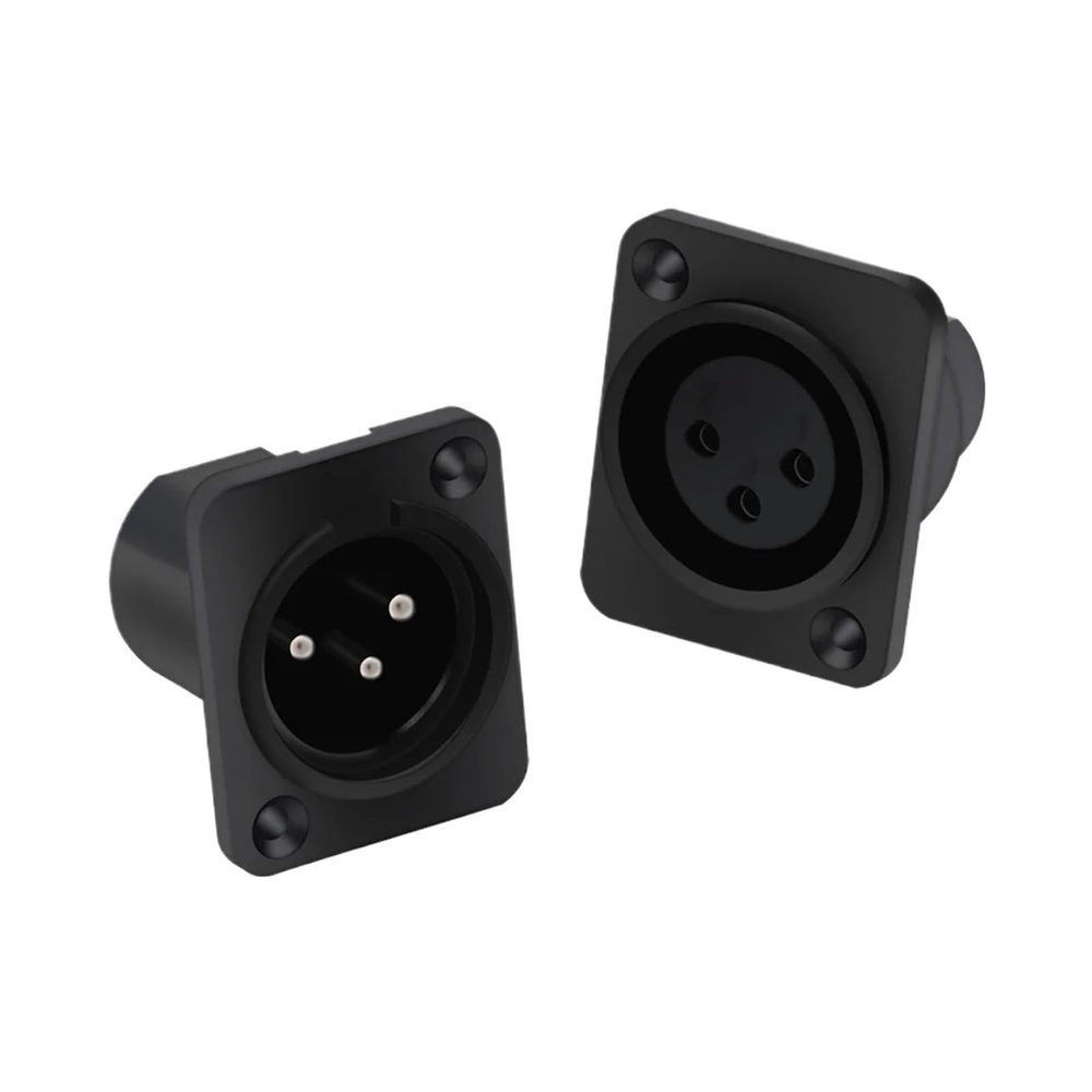 CTGFBUW 1xMale 1xFemale Plug Socket 3Pin Male Female 3Pins Connector(1xC1017-1xC1018)