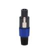 CTGFBUW 1pc Speaker Connector 4Pins 4poles Male Plug Cable view 1