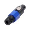 CTGFBUW 1pc Speaker Connector 4Pins 4poles Male Plug Cable view 3