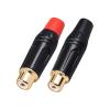 CTGFBUW 2/4/8PCS Plug Connectors Adapter Cable Audio Jack Male Speaker Connector(2pcs Female) view 1