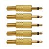 CTGFBUW 5PCS Audio Adapter 6.35mm to 3.5mm Plugs(3.5mm 2 Pole Gold) view 1