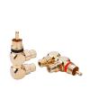 CTGFBUW 2 Piece Plug Male to Female Audio and/Connector Adapter Cable(One Pair) view 1