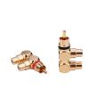 CTGFBUW 2 Piece Plug Male to Female Audio and/Connector Adapter Cable(One Pair) view 3