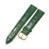 Genuine Leather Watch Strap For Longines Master Stainless Steel Pin Buckle(Green g1,18mm) view 1
