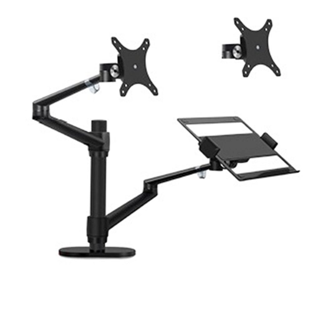 145-180mm Thick Desk Aluminum Multifunction 10"-17" Ergonomics Desk Laptop Stand 32" Monitor Desktop (with Extra Vesa)