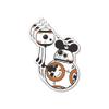 (3PCS) BB Robot Mouse Ears Balloon Sticker for Phone Tablet Laptop Car Truck Window | 2" Sticker view 1