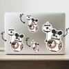 (3PCS) BB Robot Mouse Ears Balloon Sticker for Phone Tablet Laptop Car Truck Window | 2" Sticker view 2