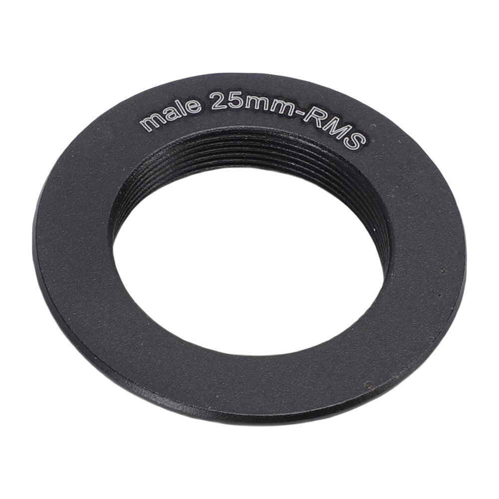 Sanpyl Microscope Objective Lens Adapter Ring, Fine Threaded Aluminum Alloy RMS Thread Adapter Ring for Microscope, Easy to Install (25mm)
