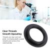 Sanpyl Microscope Objective Lens Adapter Ring, Fine Threaded Aluminum Alloy RMS Thread Adapter Ring for Microscope, Easy to Install (25mm) view 3