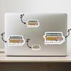 (3PCS) Booktrovert Reading Books Sticker for Phone Tablet Laptop Car Truck Window | 2" Sticker view 2