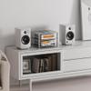FiiO SP5 Active Studio Monitor Speakers, 5.25 2-Way Aluminum Bookshelf Speakers with XLR Balanced Input, 120W Power, LDAC Bluetooth, App Control for Home & Studio (Black) view 2