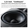 FiiO SP5 Active Studio Monitor Speakers, 5.25 2-Way Aluminum Bookshelf Speakers with XLR Balanced Input, 120W Power, LDAC Bluetooth, App Control for Home & Studio (Black) view 3