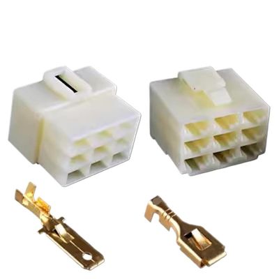 5Sets Electric Vehicle, Motorcycle, Car Connector Plug, 6.3mm, 1P2P3P4P6P, High Current Male Female Kit(9P)
