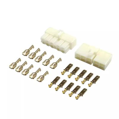 5Sets Electric Vehicle, Motorcycle, Car Connector Plug, 6.3mm, 1P2P3P4P6P, High Current Male Female Kit(10P)