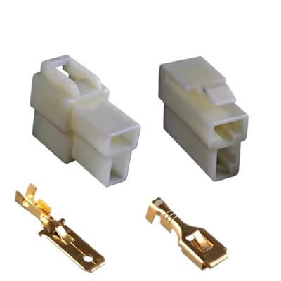 5Sets Electric Vehicle, Motorcycle, Car Connector Plug, 6.3mm, 1P2P3P4P6P, High Current Male Female Kit(2P)