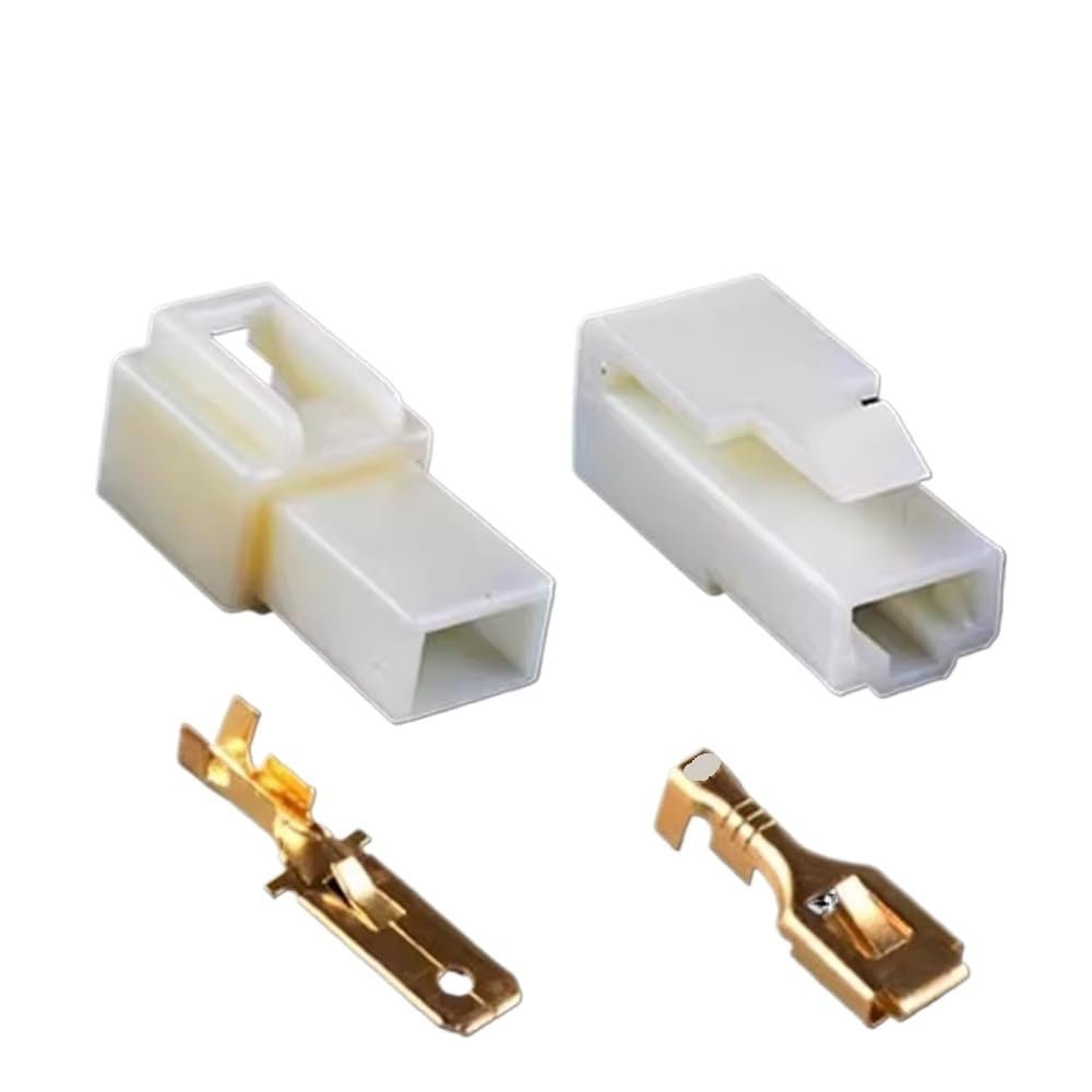 5Sets Electric Vehicle, Motorcycle, Car Connector Plug, 6.3mm, 1P2P3P4P6P, High Current Male Female Kit(1P)