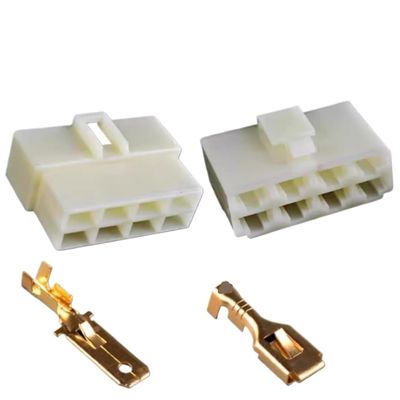 5Sets Electric Vehicle, Motorcycle, Car Connector Plug, 6.3mm, 1P2P3P4P6P, High Current Male Female Kit(8P)