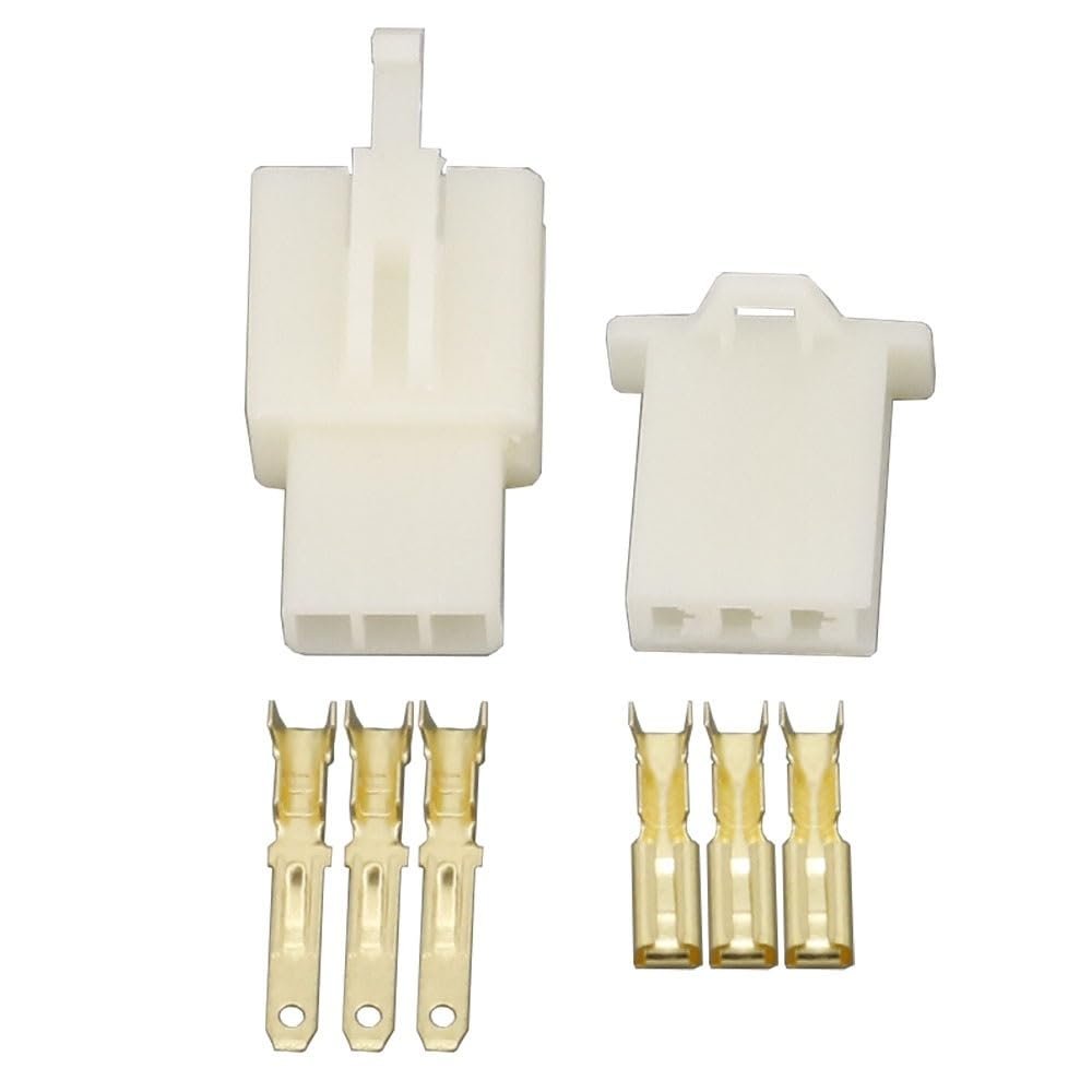 2/3/4/6/9Pin Automotive Electrical Wire Connector 2.8mm Series Cable Terminal Plug Kits Motorcycle Ebike Car DJ7021A(1 Set 3 Pin)