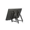1 Pair Rolling TV Stand, Mobile TV Stand With Wheels For 32-55 Inch LED, LCD, Flat&Curved TVs, Angle Adjustable TV Cart view 2