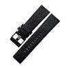 HuanJ Compatible With Diesel Genuine Leather Watchbands Dz4318 Dz1405 Dz1206 Buckle Breathable Waterproof Strap 24 26 28mm(White-Golden-K3,27mm) view 4