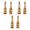 CTGFBUW Plugs Speaker Wiring Connector Audio Cable Connectors(6PCS) view 1