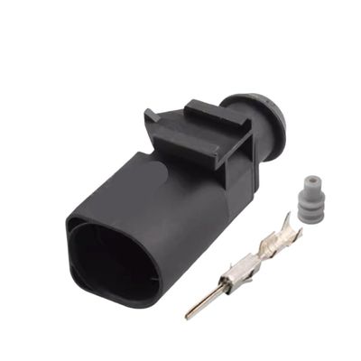 1/5/10/20/50 Sets 4 Pin 4B0973812 4B0973712 Car Connector 1.5mm Water Proof Pressure Water Temperature Plug(Silver,20 Sets)