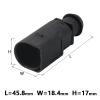 1/5/10/20/50 Sets 4 Pin 4B0973812 4B0973712 Car Connector 1.5mm Water Proof Pressure Water Temperature Plug(Silver,20 Sets) view 4