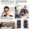 AI Smart Glasses with 8MP 4K Anti-Shake Camera, Bluetooth 5.3 Open-Ear Audio Sunglasses, Real-Time Translation, GPT Object Recognition, Dual ENC Mic, WiFi Transmission for Vlog Travel Business view 3