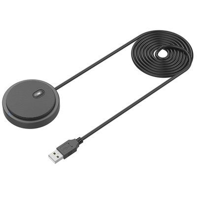 BESPORTBLE USB Condenser Microphone Set with Stand and Cable, Omnidirectional Plug-and-Play Mic for Gaming and Conference, Portable Laptop Microphone for Streaming and Online Meetings