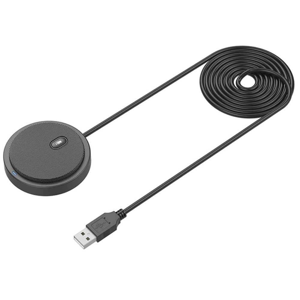 BESPORTBLE USB Condenser Microphone Set with Stand and Cable, Omnidirectional Plug-and-Play Mic for Gaming and Conference, Portable Laptop Microphone for Streaming and Online Meetings