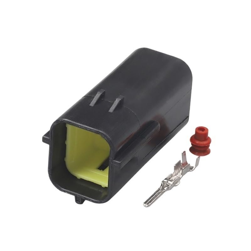 1/5/10/20/50/Sets 4 Pin 174257-2 Automotive Electrical Wiring Plug Water Proof Connector for 626 98-00(4p Male,50 Sets)