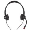 BowyTrading H390D - 3.5 - MV Call Center Headset, Noise Cancelling Business Headset with HD Microphone, Ultra Lightweight On Ear Headphones for Home Office Telemarketing Customer Service, ABS view 2