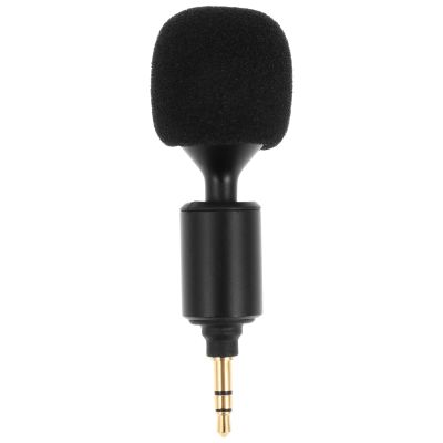 BESPORTBLE Bendable 3.5Mm Straight Head Microphone for Laptop and Phone, Stereo Recording Mic for Live Streaming and Singing, Compact Home Computer Microphone