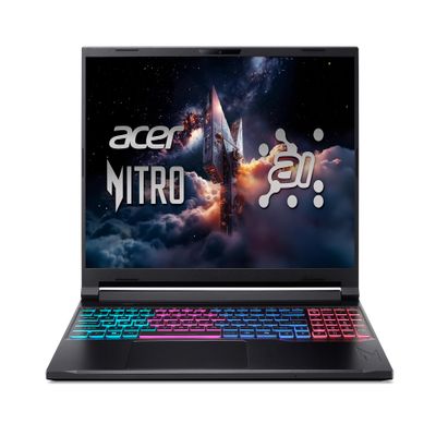 acer Nitro V 16S 16 WUXGA IPS 180Hz Gaming Laptop|Intel Core 7 Processor 240H|NVIDIA GeForce RTX 5060|RGB Backlit|Black| 16GB RAM DDR5 | 2TB SSD | Windows 11 Pro | Bundle with Office 2021