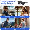 Al Smart Glasses with ChatGPT&800W Camera Video Recording,Sunglasses for Real-TimeTranslation, MusicControl, ElS Stabilization|WiFi/Bluetooth 5.3 Smart Eyewear for Travel, Meeting view 2