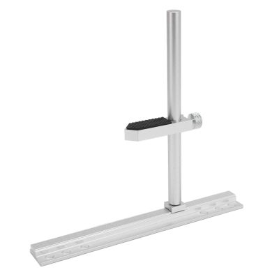 Aramox Adjustable Anti Sag GPU Stand, Aluminum Alloy Graphics Card Support Bracket for ITX, MATX, ATX Cases, Secure Mounting for 9cm, 12cm, 14cm Fans (Silver)