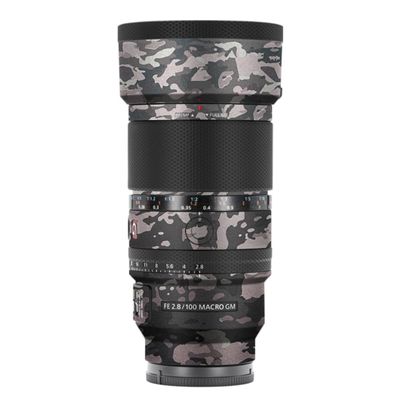 100 2.8 Camera Macro Lens Skin Vinyl Wrap Body Film Sticker for Sony FE 100mm F2.8 Macro GM OSS Protector Decals Accessories FE 2.8/100 (Field Camouflage, for Sony FE 100mm F2.8 Macro GM OSS)