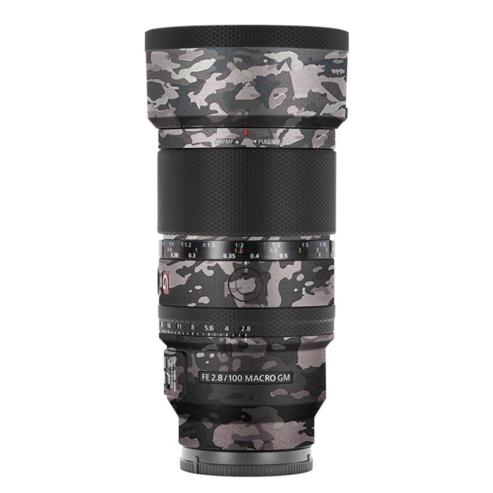 100 2.8 Camera Macro Lens Skin Vinyl Wrap Body Film Sticker for Sony FE 100mm F2.8 Macro GM OSS Protector Decals Accessories FE 2.8/100 (Field Camouflage, for Sony FE 100mm F2.8 Macro GM OSS)