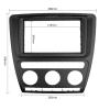 SHSMDM Auto A C 2 Din DVD Player Stereo Panel Trim Installation Kit Plate Frame Radio Fascia for Skoda for Octavia Radio Dashboard Panel view 2