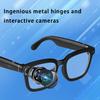 Ai Smart Glasses with Camera, 8MP Anti-Shake Camera Glasses, Voice Assistant, Supports Photo/Video/Audio Recording, with AI Assistant/AI Translation/Bluetooth Calling (Anti-blue light glasses - T5) view 3
