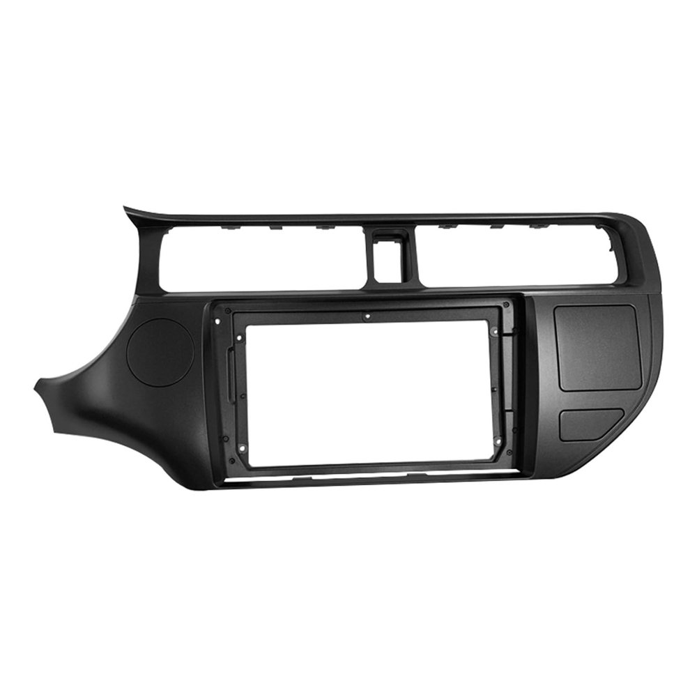 TRCDHGN Car 2 Din Audio Radio Fascia Frame 9 Inch Big Screen Stereo Dash Fitting Panel Kit/Fit for KIA Rio 2012